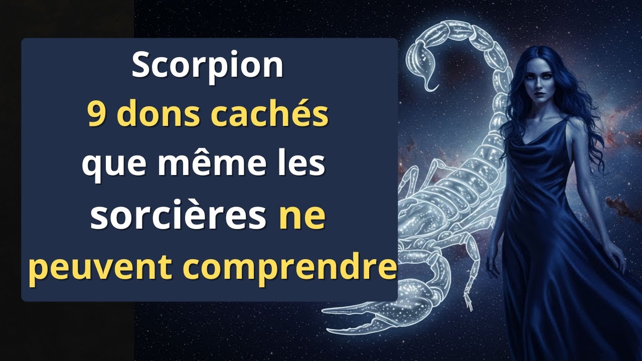 Scorpion9 dons cachésque même les sorcières ne peuvent comprendre