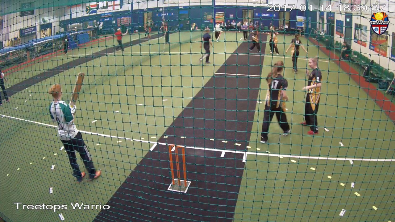 83099 Court1 Action Indoor Sports Birmingham Batting End Treetops Warriors v Birmingham Leopards