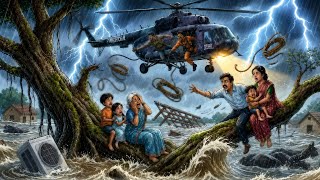 90s Indian Family Journey | Eagle Attackand Flood Havoc | 2D Animation Story