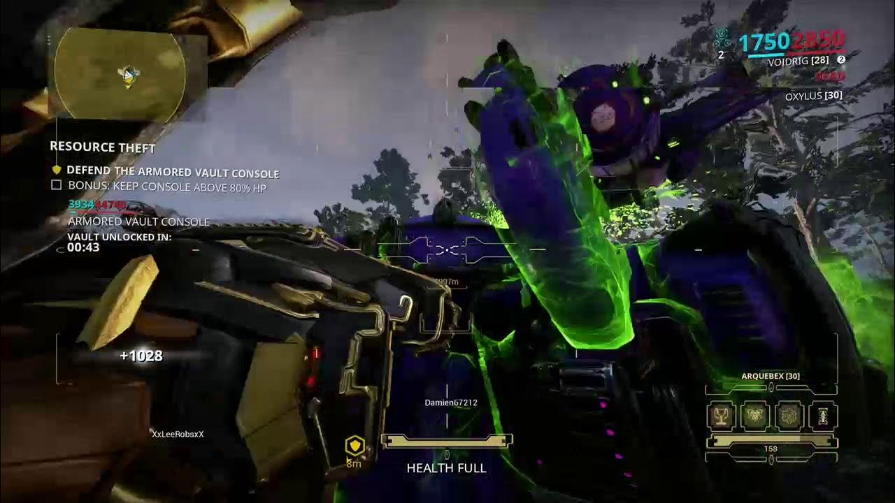Warframe voidrig is fun youtube