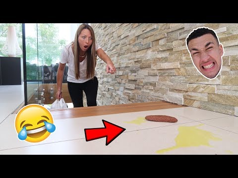 STRANGERS DOG LEFT THIS IN OUR HOUSE! **PRANK**