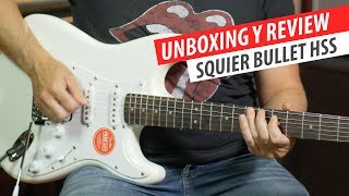 Review Squier Bullet HSS worth the money ? Unboxing - Muziker