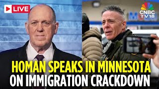 USA LIVE: Border Czar Tom Homan Holds News Conference in Minneapolis on ICE Crackdown | Trump | N18G