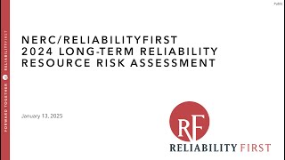 RF Long-term Reliability Assessment Overview January 2025 Tech Talk