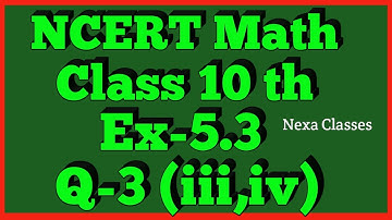 Chapter 5 Arithmetic Progression Ex 5.3 Q 3(iii,iv) Class 10 Maths NCERT