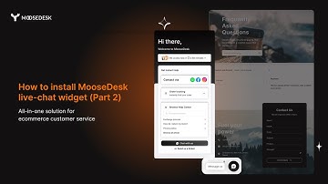 How to install your MooseDesk live-chat widget (Part 2)