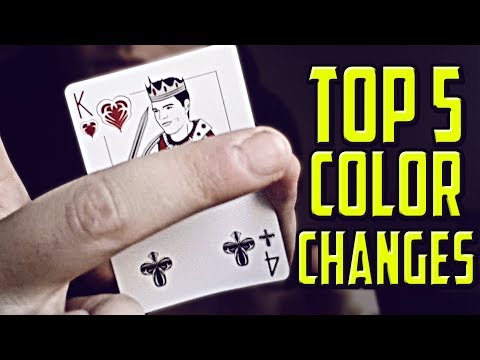 The 5 best color changes for beginners (card transformation tutorial)