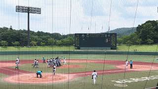 都市対抗　中国地区予選　第ニ代表決定戦　JFE西日本対伯和ビクトリーズ　JFE西日本のサヨナラの場面