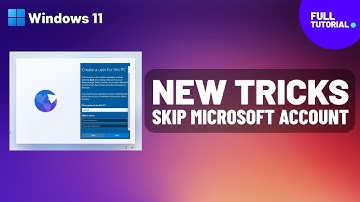4 NEW tricks to install Windows 11 without Microsoft Account