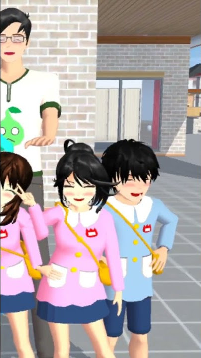 Glow Up Pemain drama Alice megan And Friend ||Milk tea||Sakura School Simulator💖