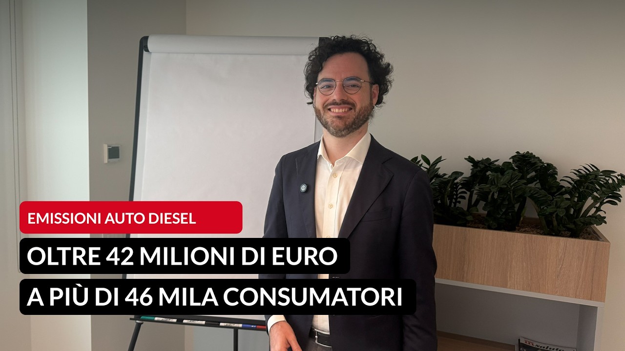 Emissioni auto diesel: oltre 42 milioni di euro a più di 46mila consumatori