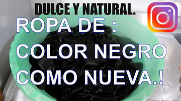 ¿Cómo eliminar el tinte negro de la ropa en casa?