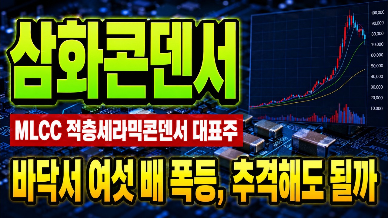 [삼화콘덴서 주가 전망] MLCC 적층세라믹콘덴서 대표주 바닥서 여섯 배 폭등 지금 추격해도 되나 #삼화콘덴서주가전망 #삼화콘덴서목표가 #삼화콘덴서