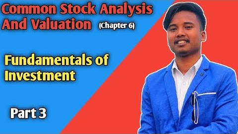 Common stock analysis and valuation, Stock valuation model