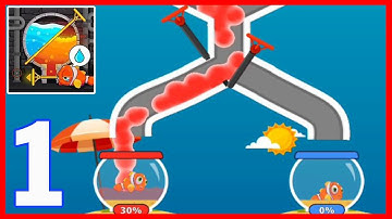 Water Puzzle - Gameplay Walkthrough Part 1 - All Levels (Android,iOS)