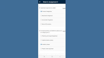 SWAYAM NPTEL Project Management for Managers Week 2 Assignment 2 Answers for August 2022