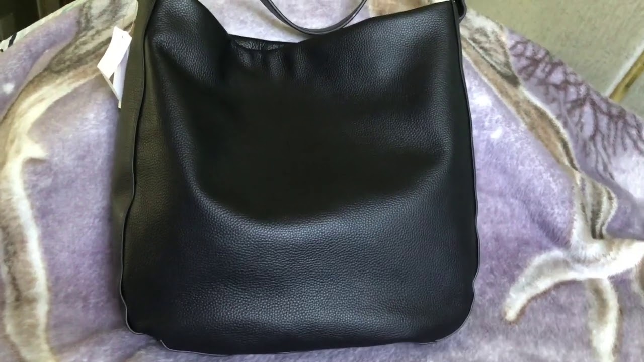 Affordable Black leather hobo bag- short review - YouTube