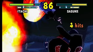 Naruto Shippuden Ultimate Ninja 5: PCSX2  Itachi Vs Sauske