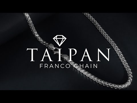 Taipan Franco Chain 5mm breit versch. Längen 925 Sterling Silber