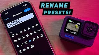 GoPro HERO12 - Rename Presets! Tip 714 | MicBergsma