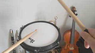 EE Percussion Book 1- pg. 10-A #42: "Skip to My Lou"