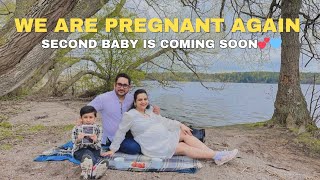 WE ARE PREGNANT AGAIN🤰SECOND BABY ANNOUNCEMENT💕💙 J VLOG