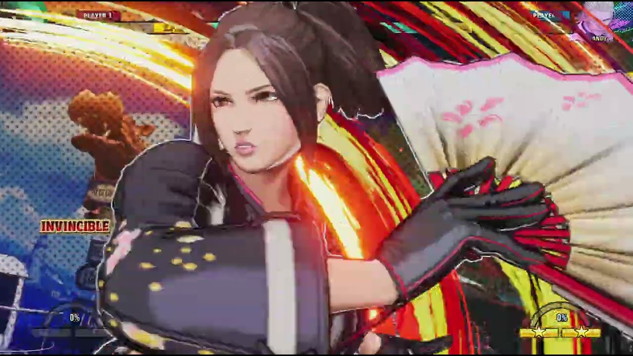 FATAL FURY: City of the Wolves Mai vs Andy