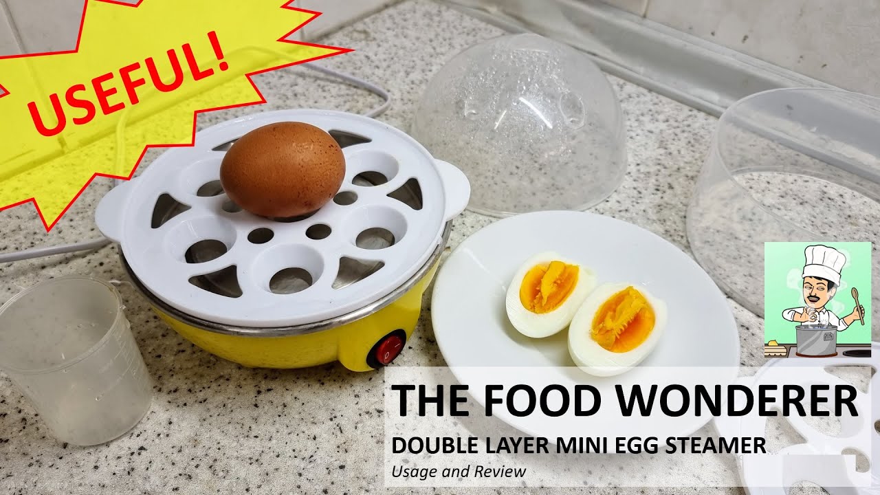 Double Layer Egg Cooker 14 Egg Capacity Hard Boiled Egg Cooker