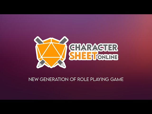 Character Sheet Online Application - A new way to play! by Character Sheet  Online — Kickstarter