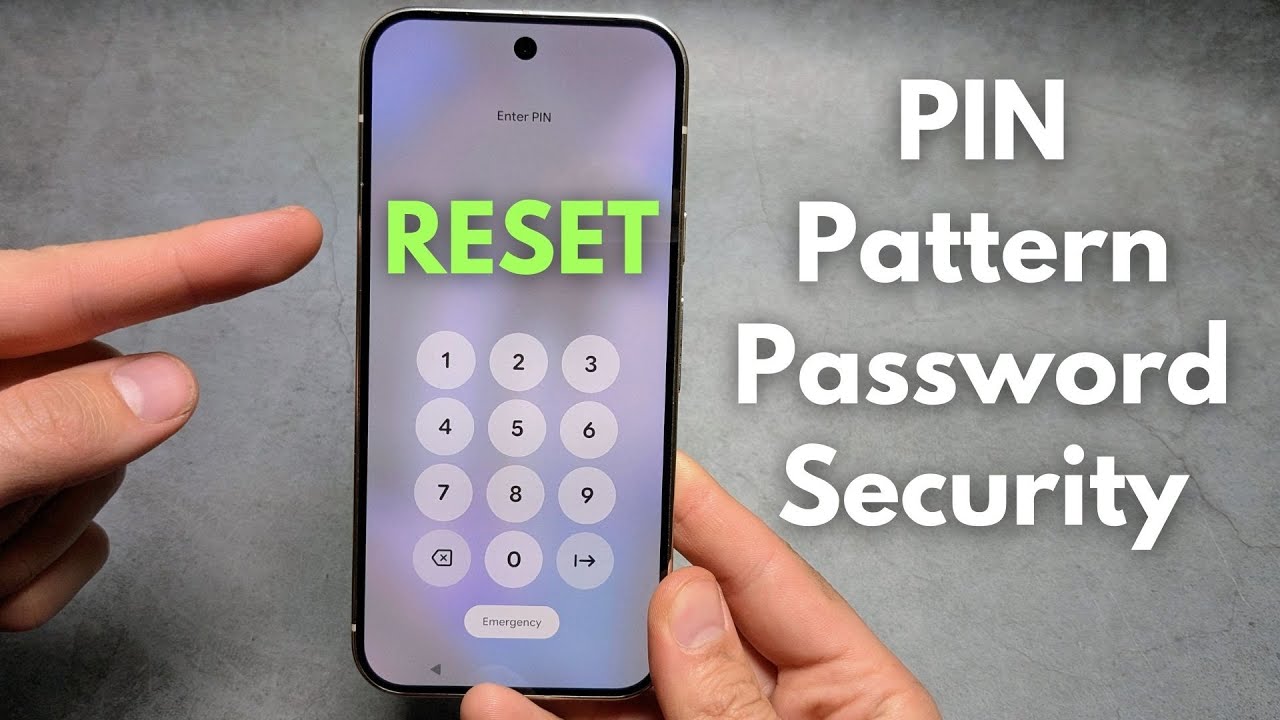 Google Pixel 10 - Reset Forgotten PIN ,Password, Pattern Screen Lock ...