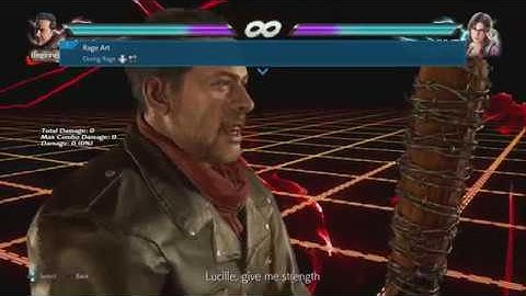 TEKKEN 7 - Negan Movelist (Season 2)