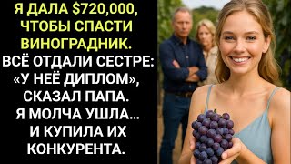видео: Я Перевела $720,000, Чтобы Спасти Семейный Виноградник — Они Отдали Его Сестре и Я Купила Конкурента картинка: Я Перевела $720,000, Чтобы Спасти Семейный Виноградник — Они Отдали Его Сестре и Я Купила Конкурента