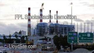FPL SmokeStack Demolition