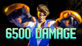 Luke High Damage Corner Combo - Street Fighter 6