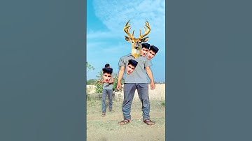 Funny vfx deer head new magic Kinemaster editing | Ayan mechanic | Rohit VFX | #short #funny #magic
