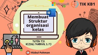 Membuat Struktur Organisasi Kelas || MS Word || TIK KB 1
