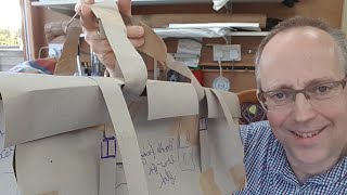 LIVE Leather Tool Bag Pattern Making, and Free Plan