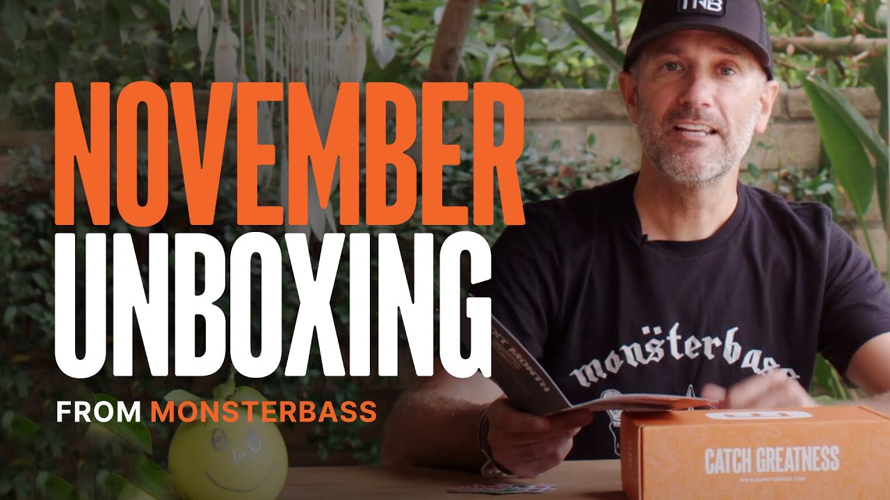 November Unboxing  MONSTERBASS Fishing Subscription Box 