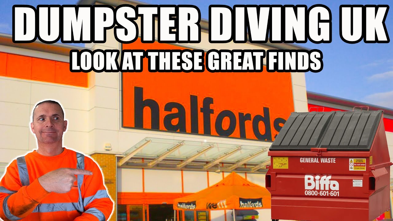 [MORE GREAT FINDS] DUMPSTER DIVING AT UK RETAIL PARKS FACTORIES AND WAREHOUSES.