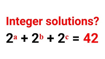 An Exponential Diophantine Equation | Number Theory