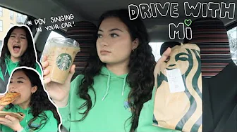 DRIVE WITH MI || new music, update on my life, mukbang, q&a