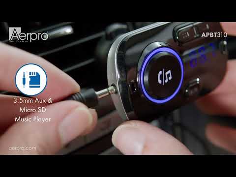 Bluetooth FM Transmitter with QC30 Quick Charge USB - APBT210 - Bluetooth FM  Transmitters