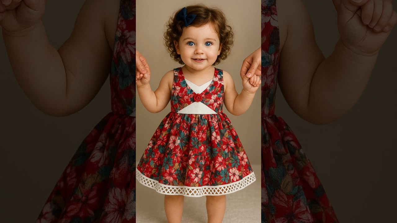 Easy trick baby frock cutting and stitching/ tips and tricks