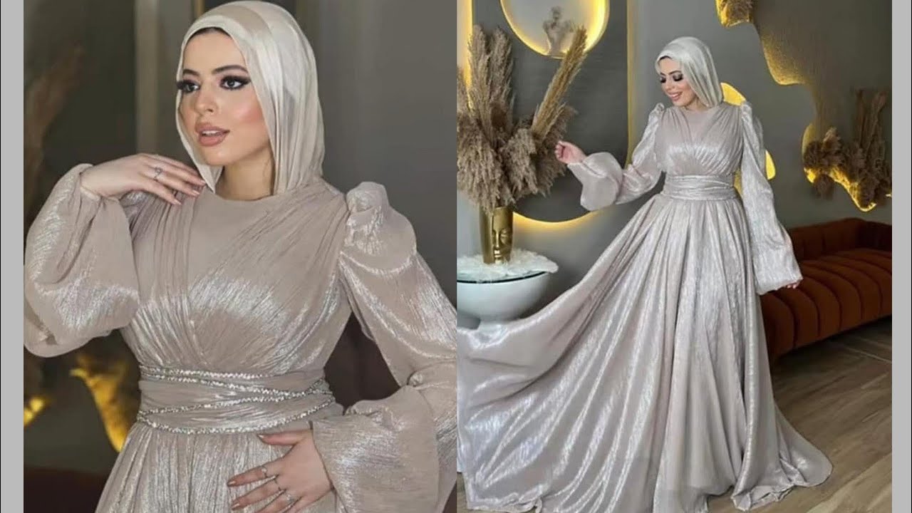 طريقة قص وتفصيل فستان سواريه أورجانزا كرينكل دبل كلوش خطوة بخطوة