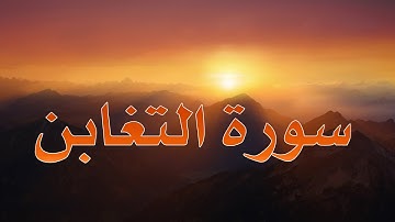 sourat at taghabun.saad lghamdi-سورة التغابن سعد الغامدي