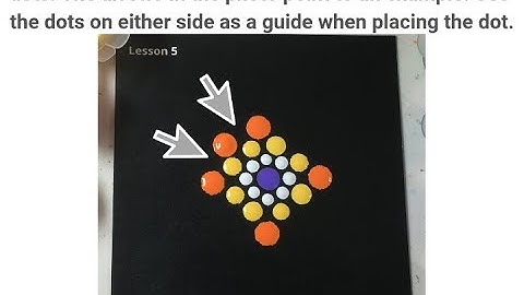 Lesson 5 Tutorial Marks Mandalas Dotting Tools Kit