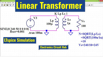 LTSpice Linear Transformer | Simulation