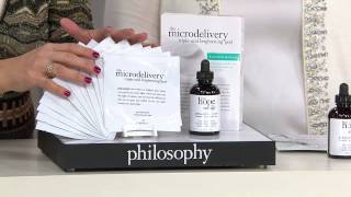 philosophy microdelivery brightening peel & firming serum super duo with Jill Bauer