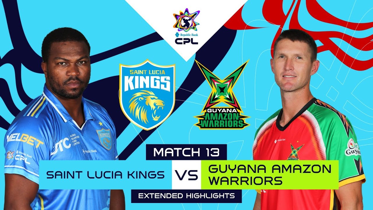Extended Highlights | Saint Lucia Kings vs Guyana Amazon Warriors | CPL 2025
