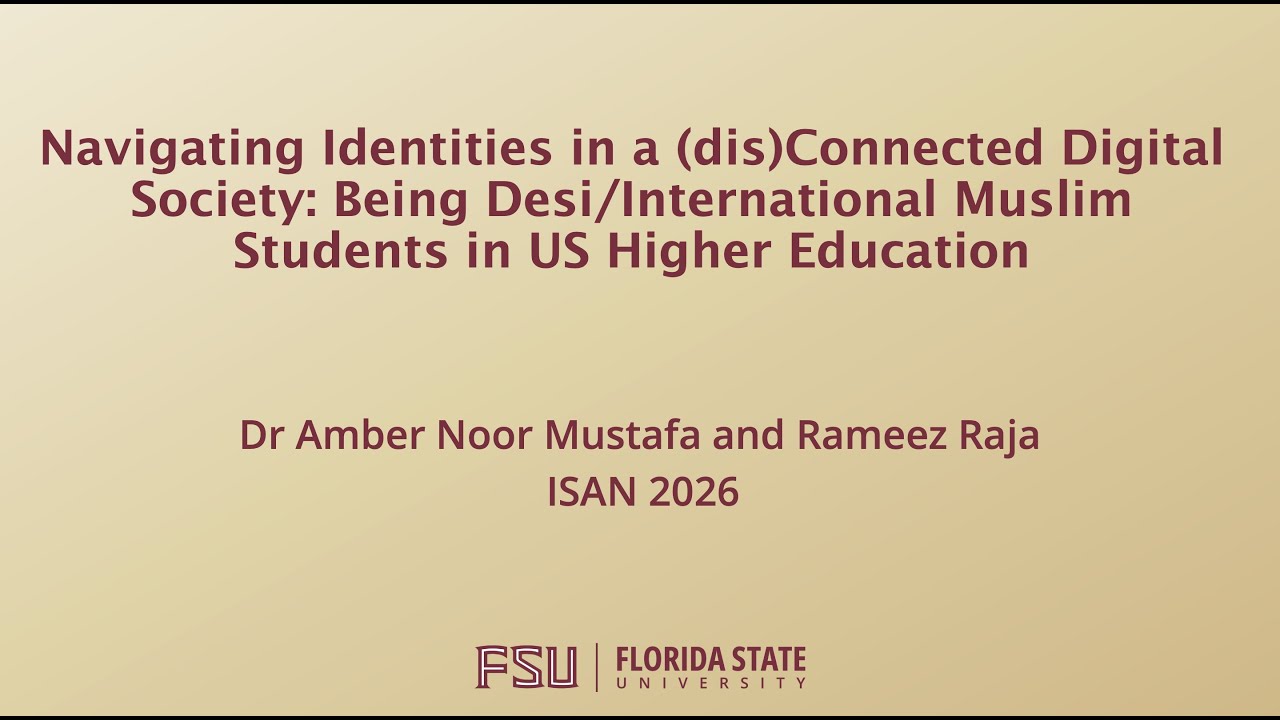 ISAN 2026- Dr. Amber Noor Mustafa and Rameez Raja - YouTube